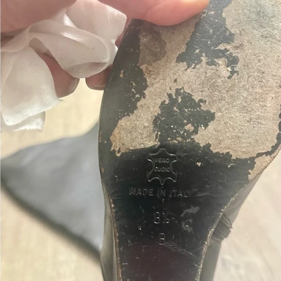 Nanette Lepore Femme Fatale Genuine Leather Boots in Grey. Size 8.5. Worn 3x. - Picture 4 of 9